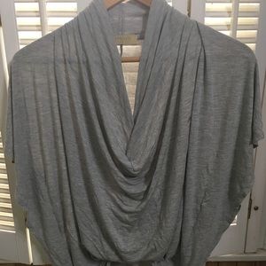 top with sleeve accents